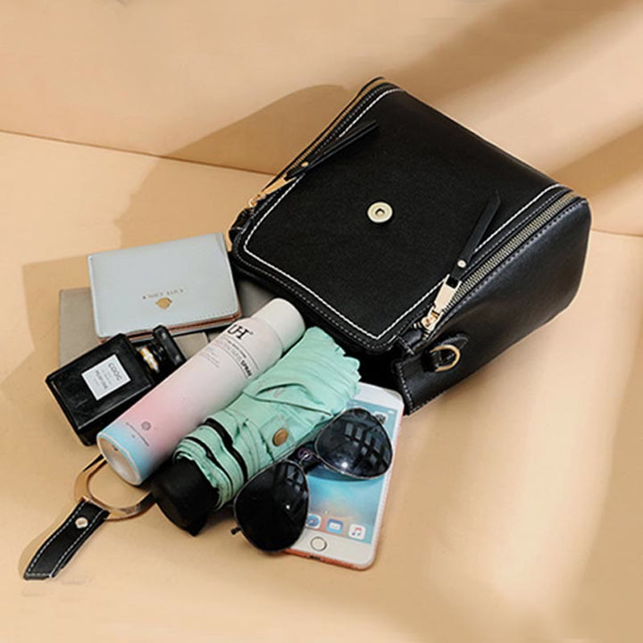 Rucksack für Damen, große Kapazität, Retro-Vintage-Multifunktions-Umhängetasche
