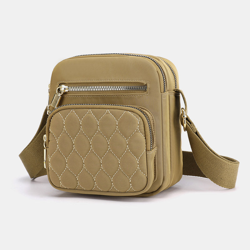 Messenger Bag mit großem Fassungsvermögen und mehreren Taschen