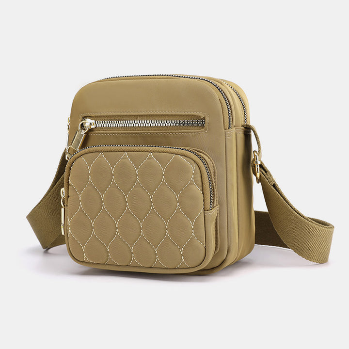 Messenger Bag mit großem Fassungsvermögen und mehreren Taschen