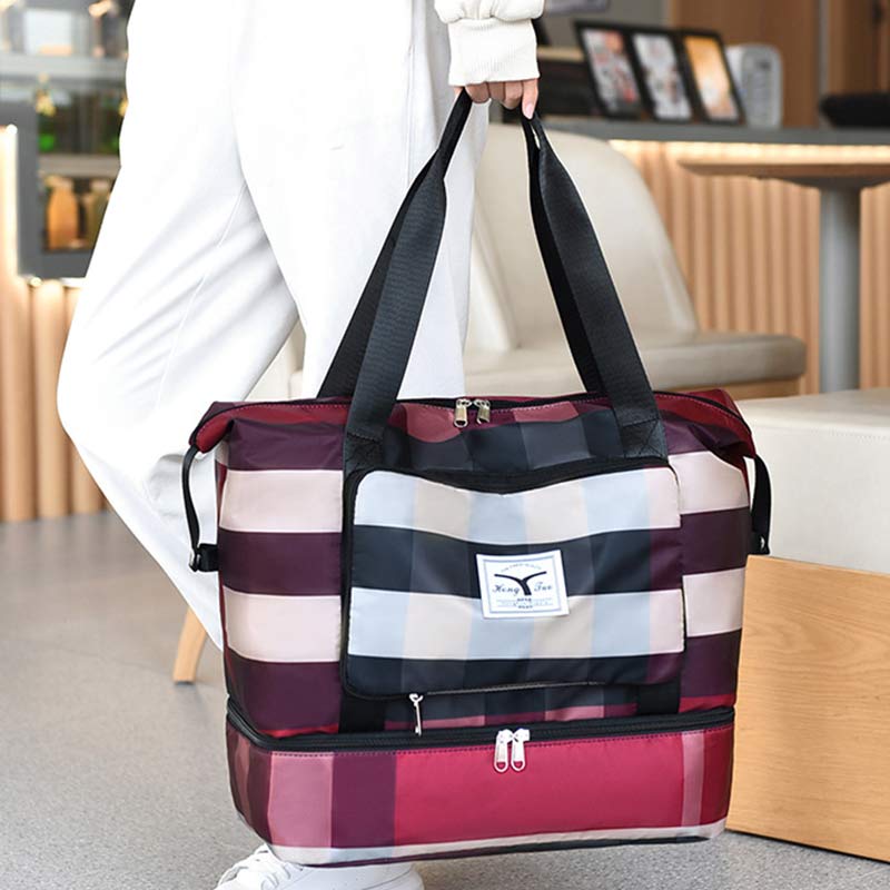 Reisetasche, Sporttasche, Umhängetasche, Reisetasche mit Schuhfach 