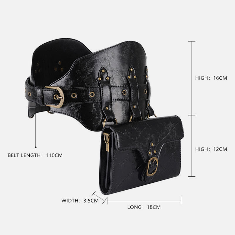 Hüfttasche für Damen, leicht, Gothic, für Outdoor-Wanderungen