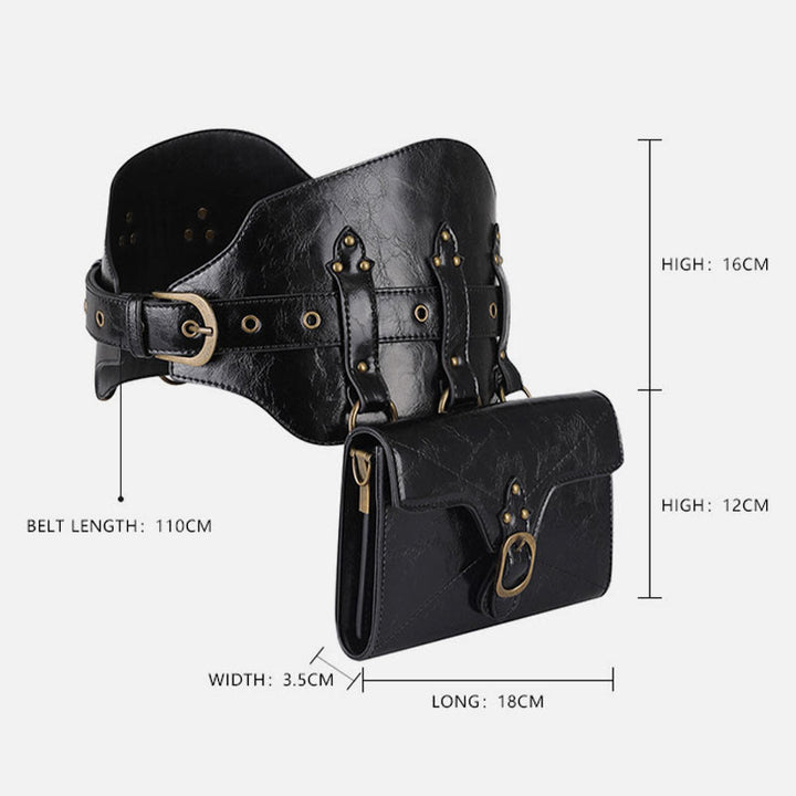 Hüfttasche für Damen, leicht, Gothic, für Outdoor-Wanderungen