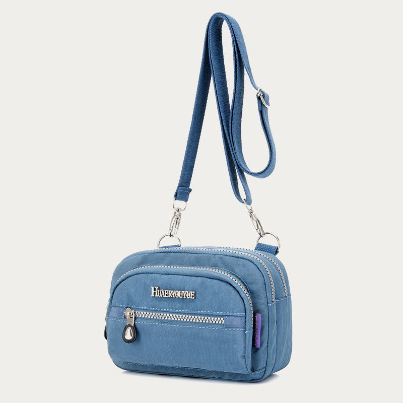 Umhängetasche für Damen, lässig, verstellbarer Riemen, Nylon-Gürteltasche