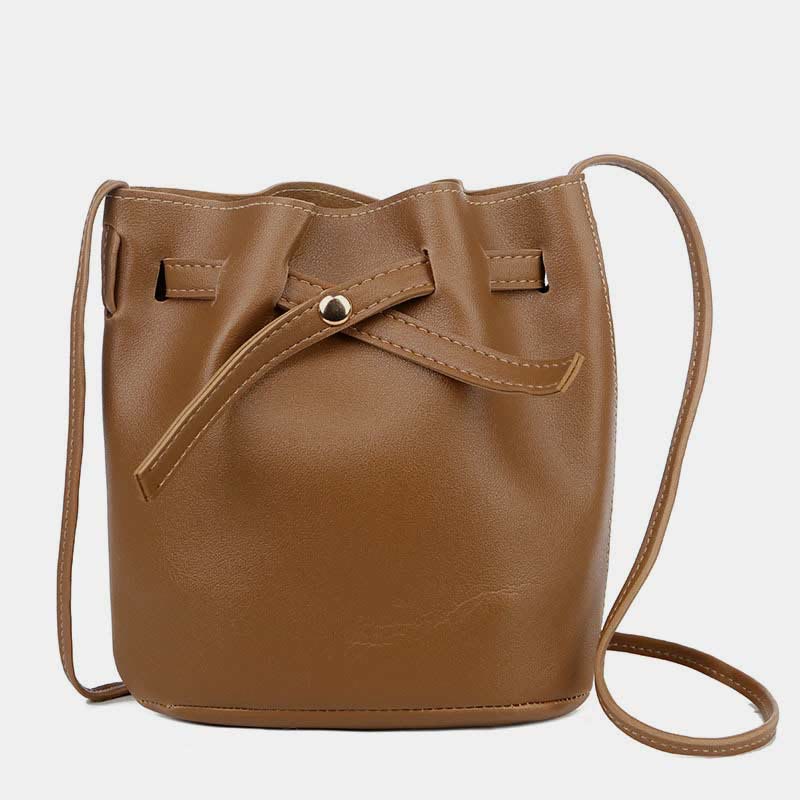 Umhängetasche für Damen aus PU-Leder, minimalistische Schultertasche für den täglichen Gebrauch