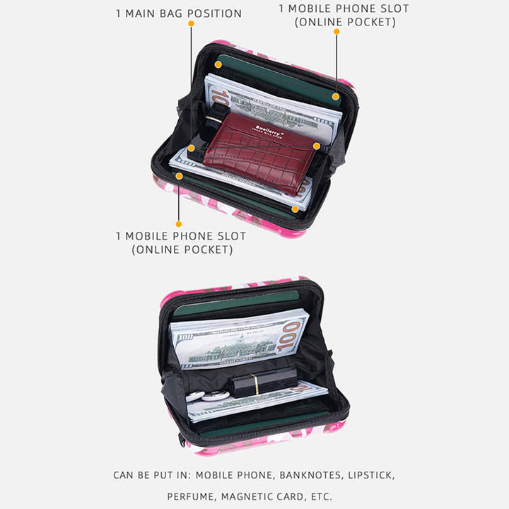 Handytasche mit Camouflage-Muster für Ausflüge, Umhängetasche, Make-up-Tasche