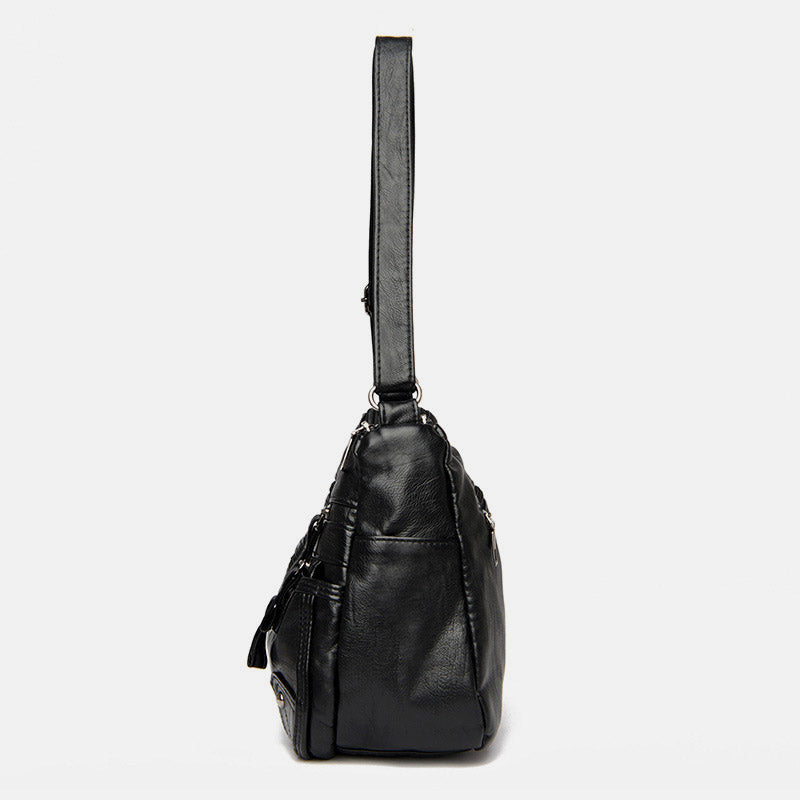 Umhängetasche mit großem Fassungsvermögen und mehreren Taschen
