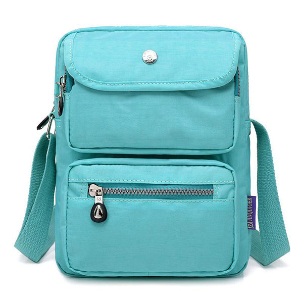 Umhängetasche aus Nylon mit mehreren Taschen