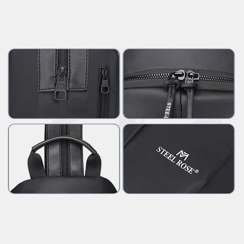 Wasserdichter Sling-Rucksack für Herren und Damen, multifunktional, lässig, Reise-Umhängetasche
