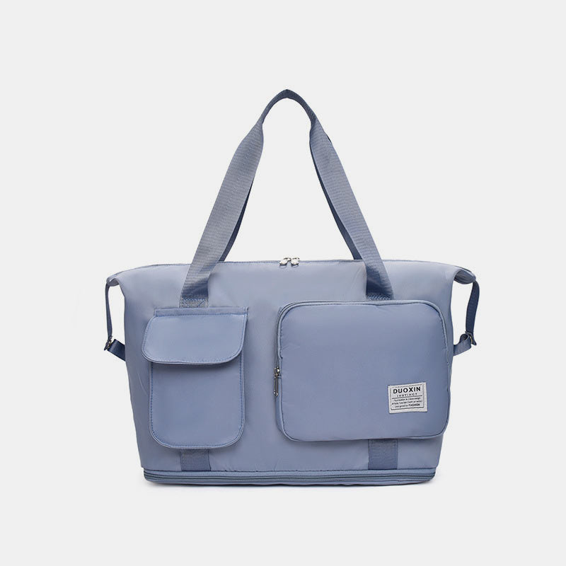 Wasserdichte, leichte, erweiterbare Fitness-Reisehandtasche mit großem Fassungsvermögen
