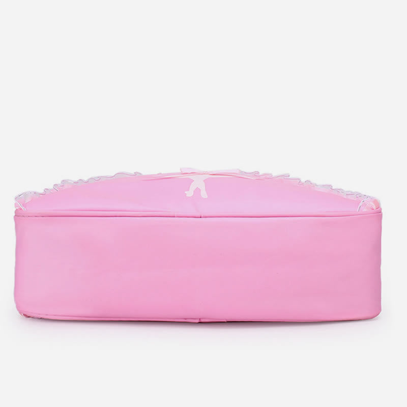 Mädchen Umhängetasche Handtasche Ballerina Muster Nylon Tanztasche