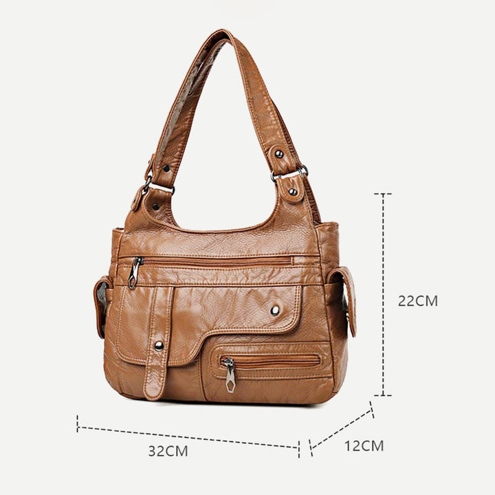 Damen Handtasche und Geldbörse Große Hobo Bag mit Doppelfach