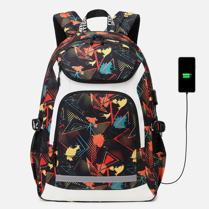 Laptop-Rucksack für Herren, groß, für College, Schule, Büchertaschen, Reise-/Arbeitstasche