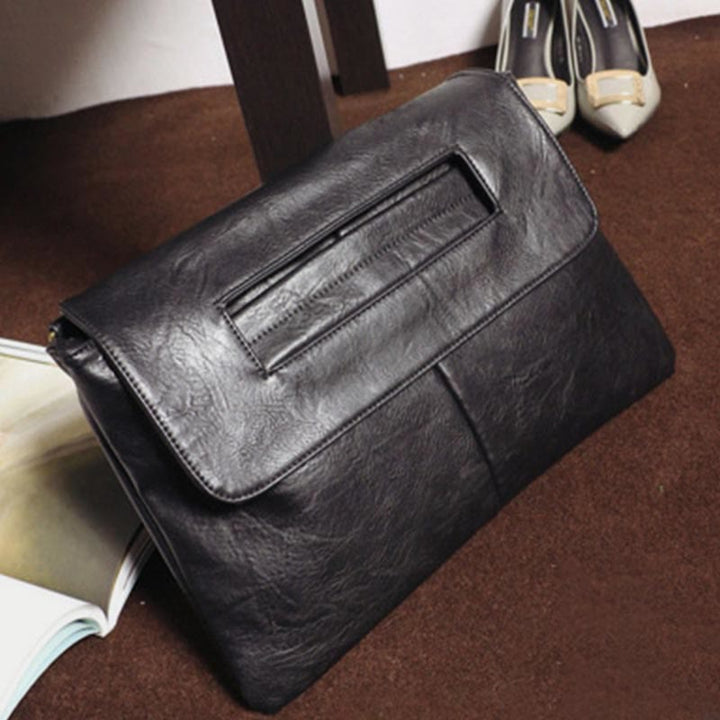 Umhängetasche aus veganem Leder für Damen, modische Handtasche mit Umhängegurt