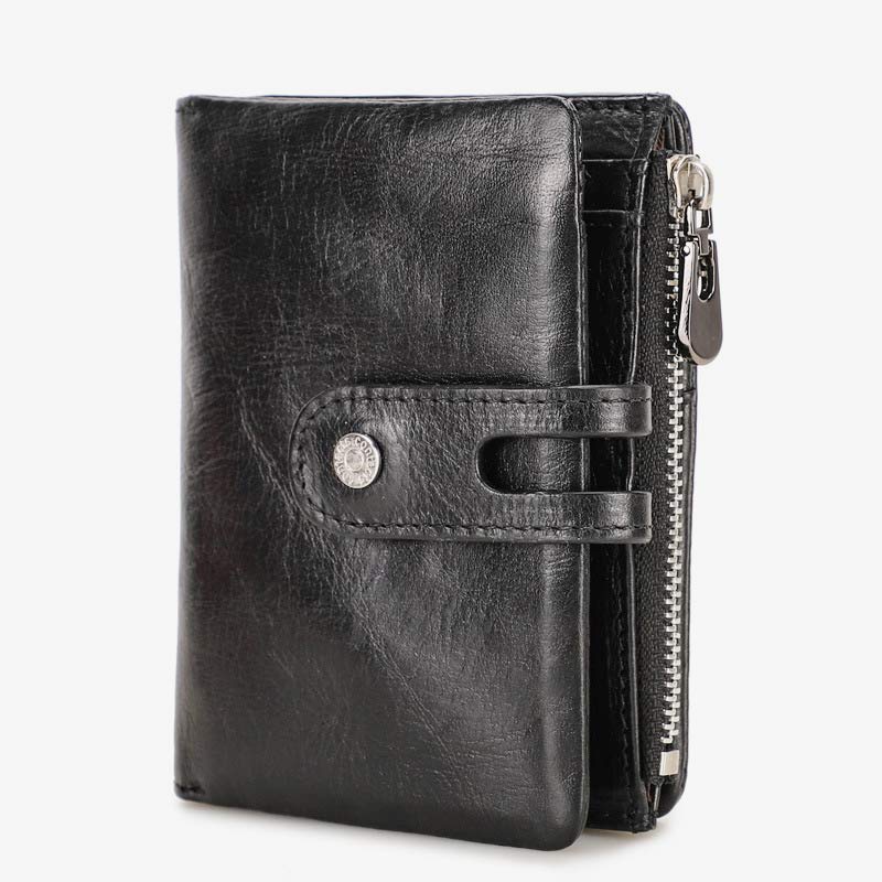 Diebstahlsicheres Apple Wallet Echtleder RFID-blockierendes Airtag-Wallet