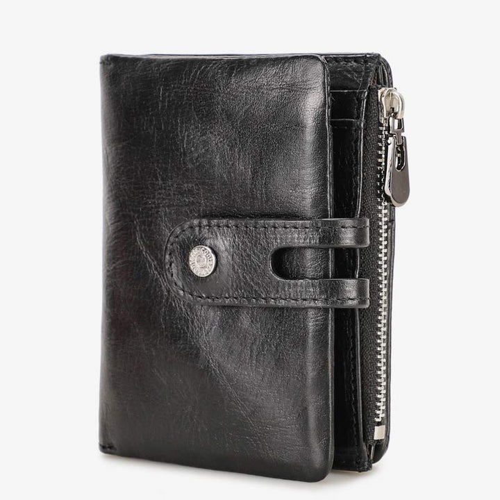 Diebstahlsicheres Apple Wallet Echtleder RFID-blockierendes Airtag-Wallet