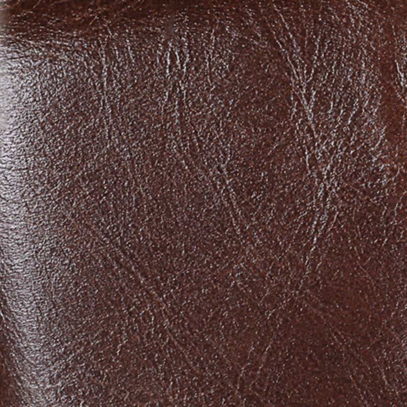 Bifold-Geldbörse für Herren aus echtem Leder mit Kartenhalter und doppeltem Reißverschlussfach