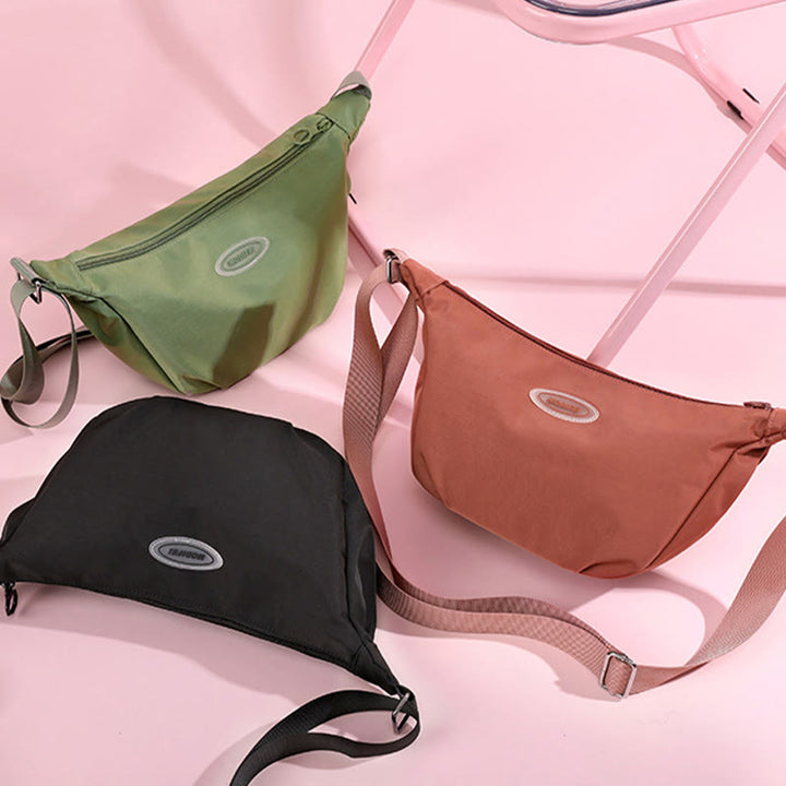 Umhängetasche für Damen, einfache, multifunktionale Einkaufs-Schultertasche aus Nylon