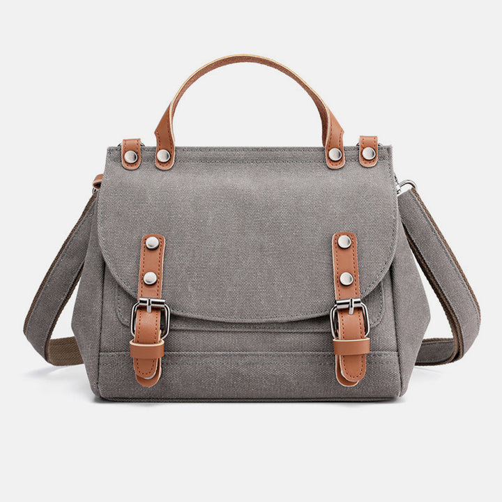 Canvas große Kapazität Vintage Umhängetasche Handtasche