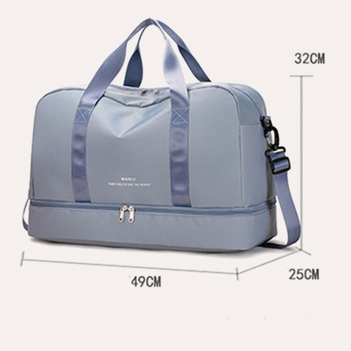 Reise-Sporttasche, trocken, nass, für die Abreise, Sporttasche, Weekender, Übernacht-Handtasche
