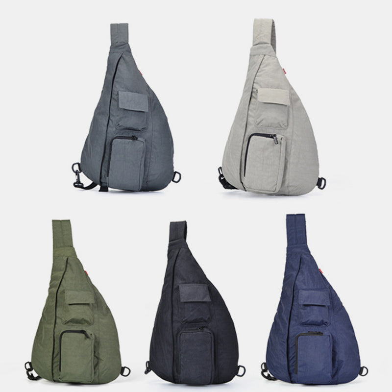 Unisex Leichter wasserdichter Sling-Rucksack Brusttasche Reise Wandertagesrucksack