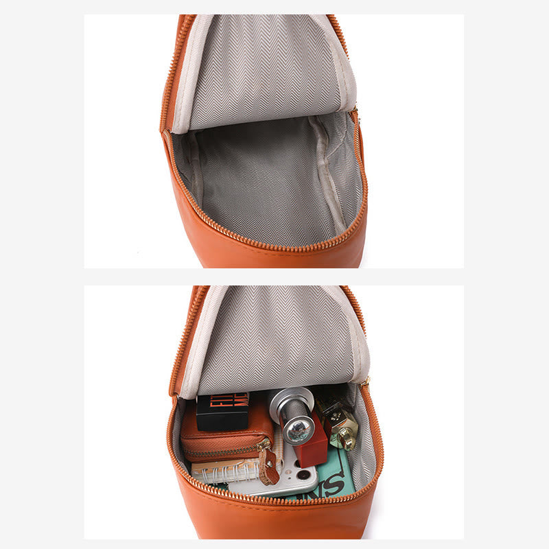 Schultertasche für Damen, Outing Sports Printing, Umhängetasche aus Leder