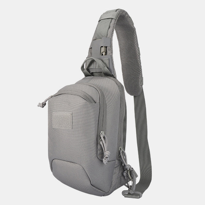 Taktische Sling-Brusttasche, kompakte Umhängetasche zum Wandern, Radfahren, Angeln, Tagesrucksack