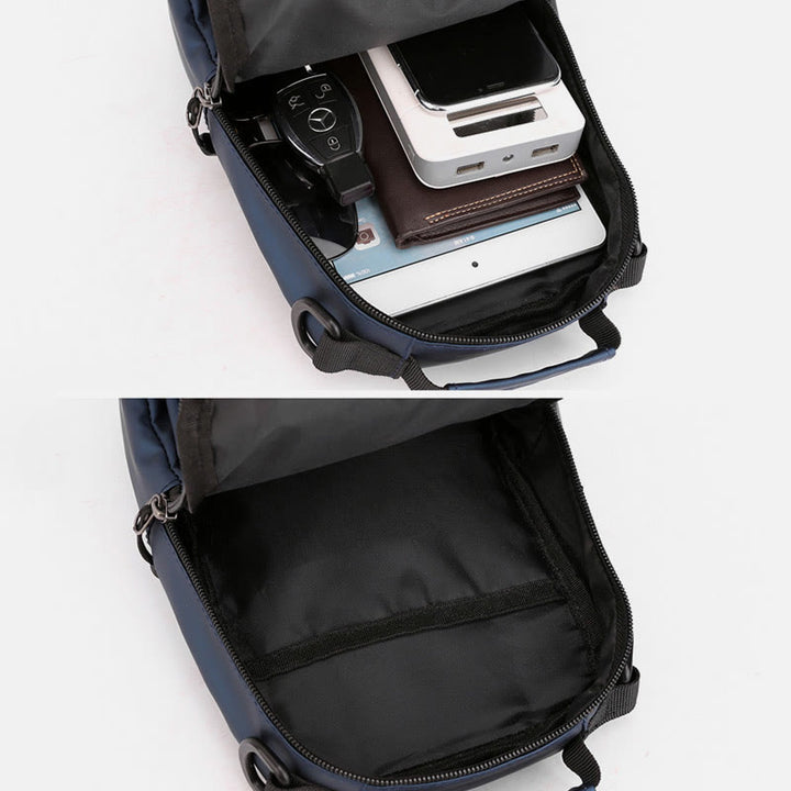 Praktische Crossbody Sling Bag für Männer, wasserdichte Reisetasche