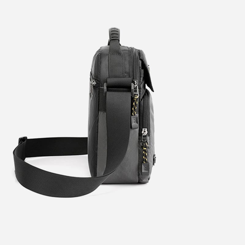 Umhängetasche für Männer, lässig, für den täglichen Arbeitsweg, wasserdichte Nylontasche