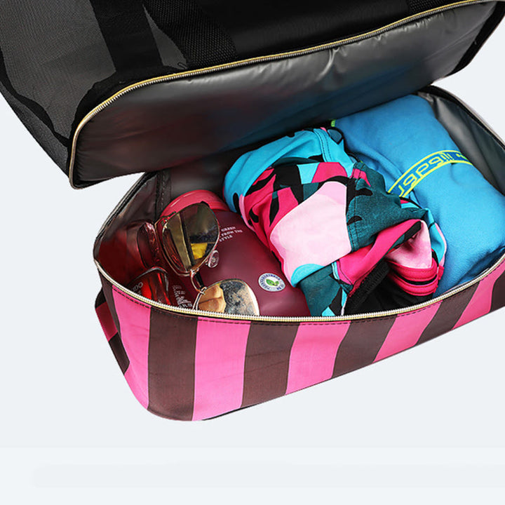 Strandtasche für Damen, Freizeitreisen, Outdoor-Sport, Fitnesstasche