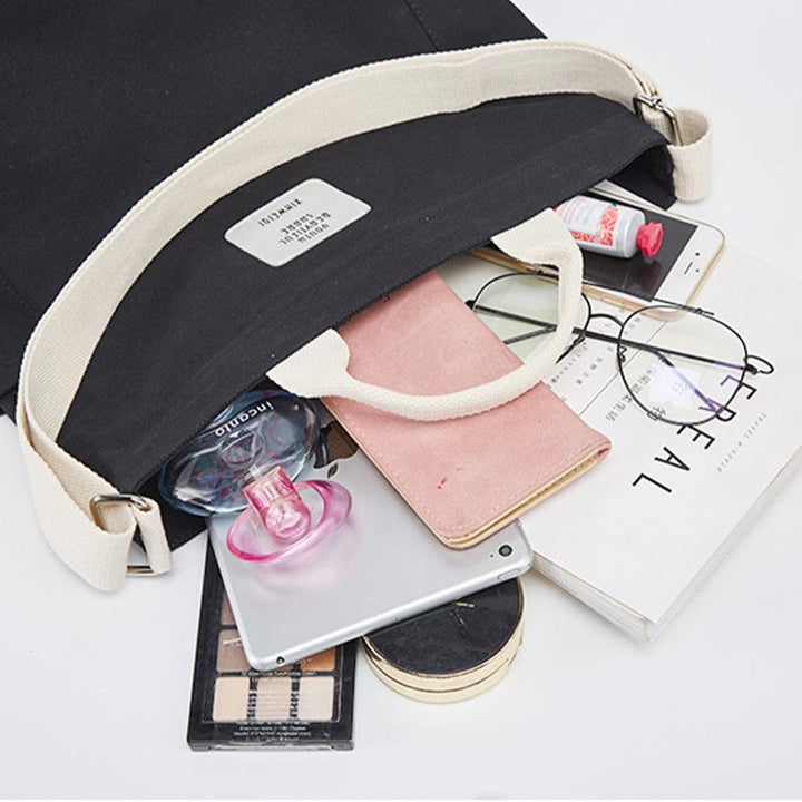 Tragetasche für Damen, für den täglichen Ausflug, große Kapazität, Canvas-Handtasche