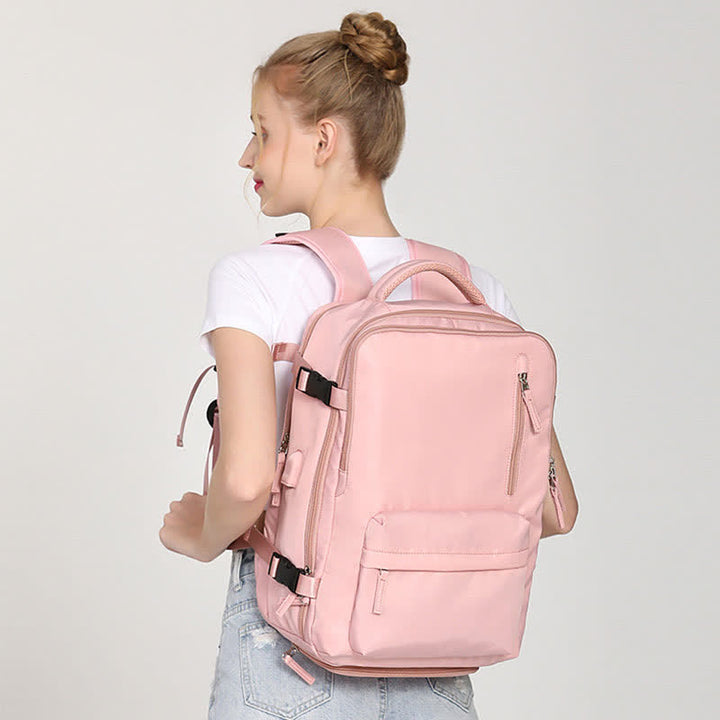 Rucksack mit mehreren Taschen für Frauen und Mädchen, Reise-Laptop-Rucksack, College-Büchertasche