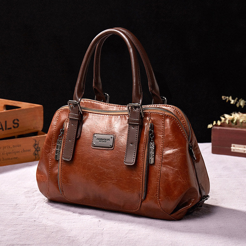 Luxus-Tragetasche im Vintage-Stil mit großem Fassungsvermögen