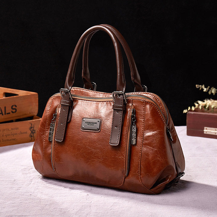 Luxus-Tragetasche im Vintage-Stil mit großem Fassungsvermögen