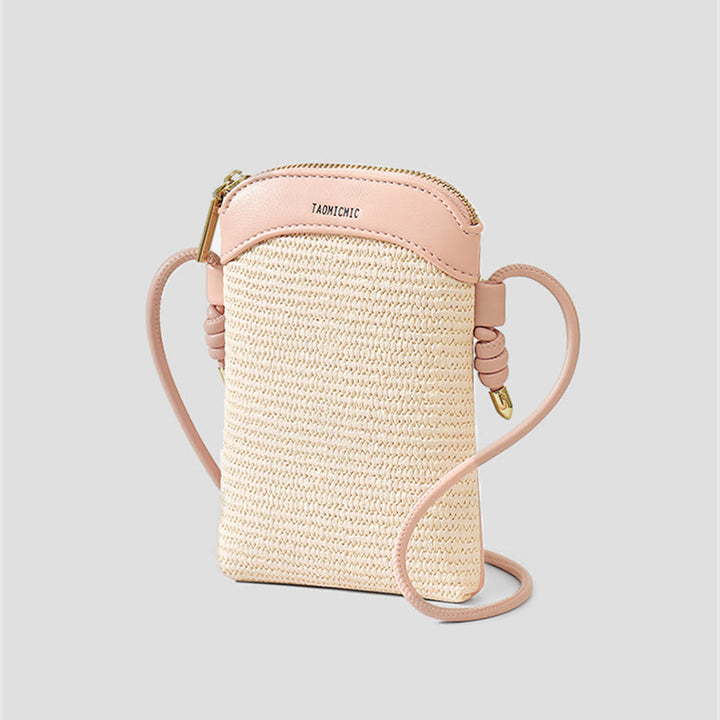 Handytasche für Damen, einfache vertikale Mini-Umhängetasche zum Einkaufen