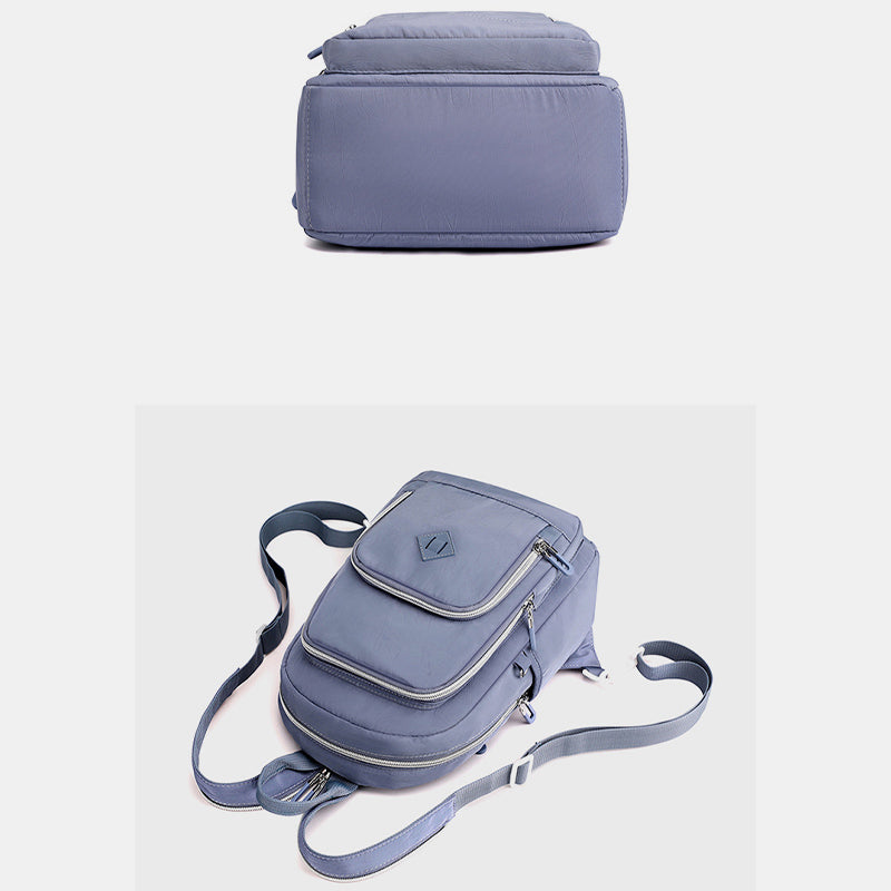 3-Wege-Verwendung Funktioneller Sling Bag-Rucksack für Frauen Leichter wasserdichter