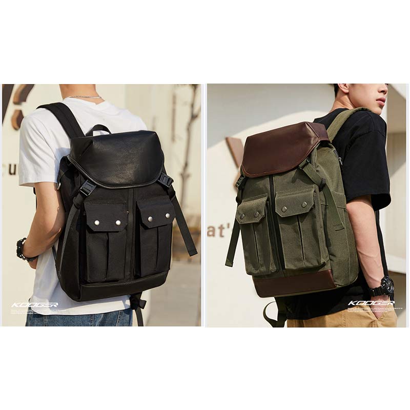 wasserdichter Business-Rucksack für Herren mit mehreren Taschen, geräumiger, geräumiger Laptop-Rucksack