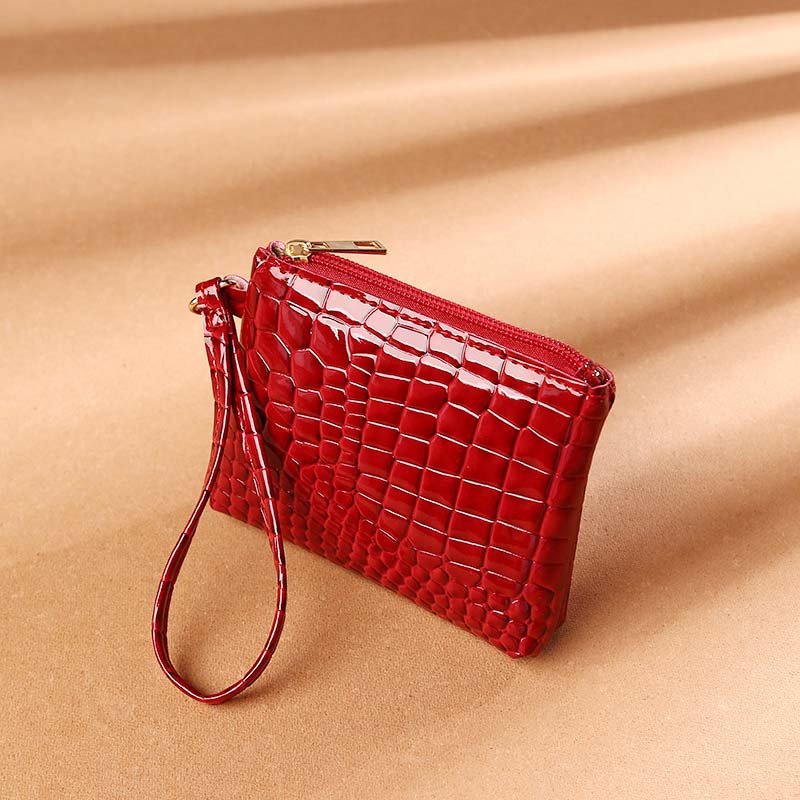 Leichtes, elegantes Mini-Portemonnaie mit großem Fassungsvermögen - Rot - image 13