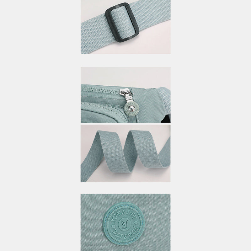 Leichte Umhängetasche mit mehreren Taschen, verstellbare Hüfttasche, Handytasche