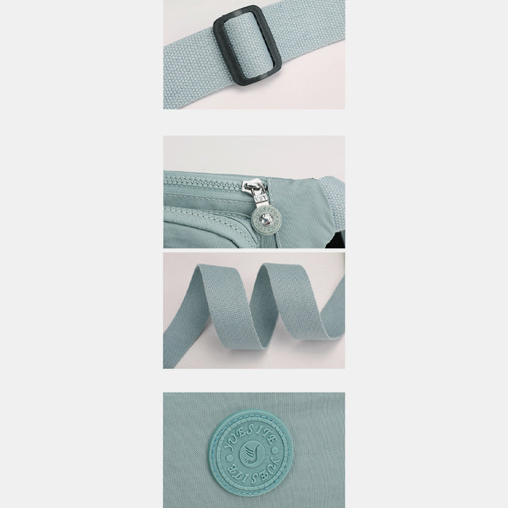 Leichte Umhängetasche mit mehreren Taschen, verstellbare Hüfttasche, Handytasche