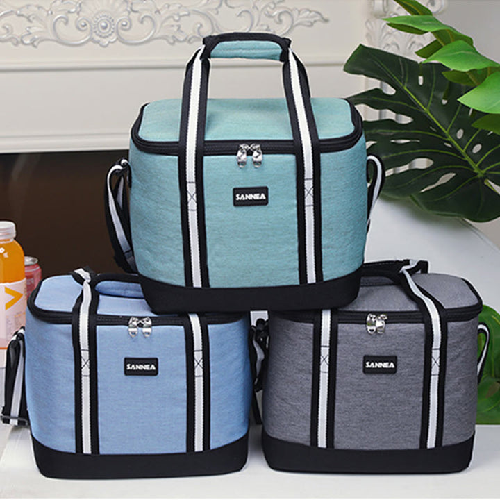 Kühltasche für Picknick im Freien, hält warm und kalt, Campingtasche