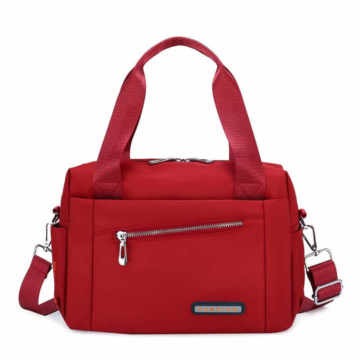 Leichte Umhängetasche für Damen, große Handtasche, Schultertasche mit Tragegriff oben