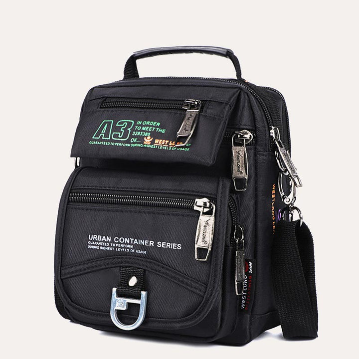Nylon-Geldbörse mit mehreren Taschen, lässige Umhängetasche, Schultertasche, Reise-Brusttasche