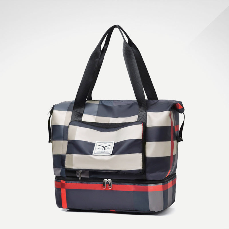 Reisetasche, Sporttasche, Umhängetasche, Reisetasche mit Schuhfach 