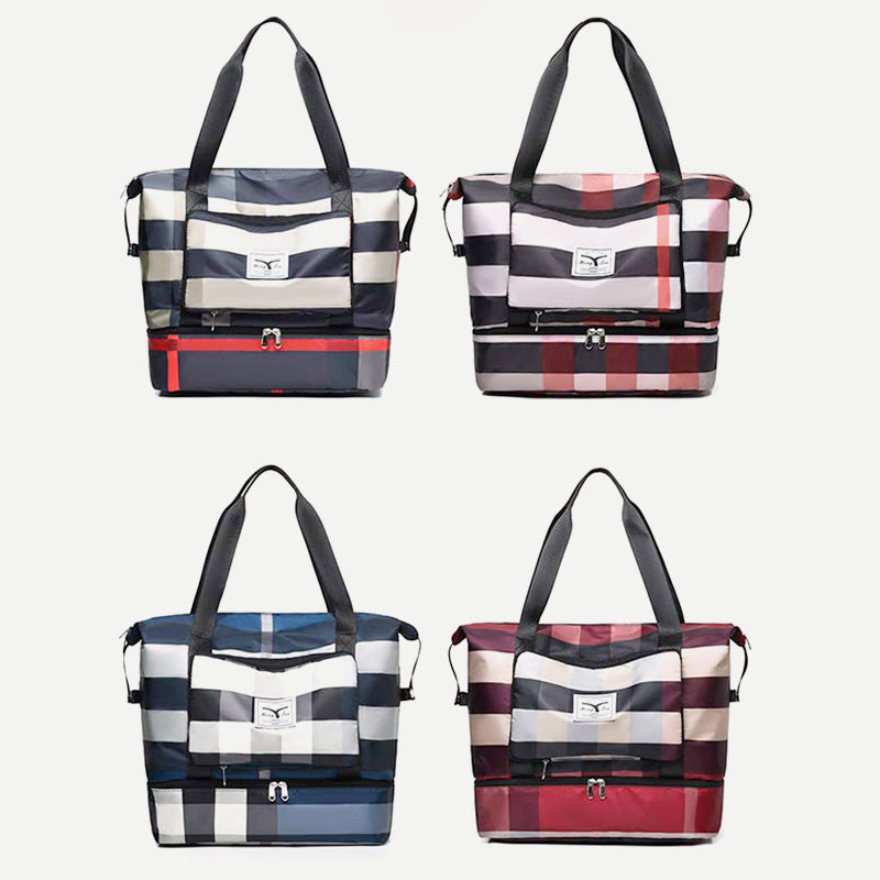 Reisetasche, Sporttasche, Umhängetasche, Reisetasche mit Schuhfach 