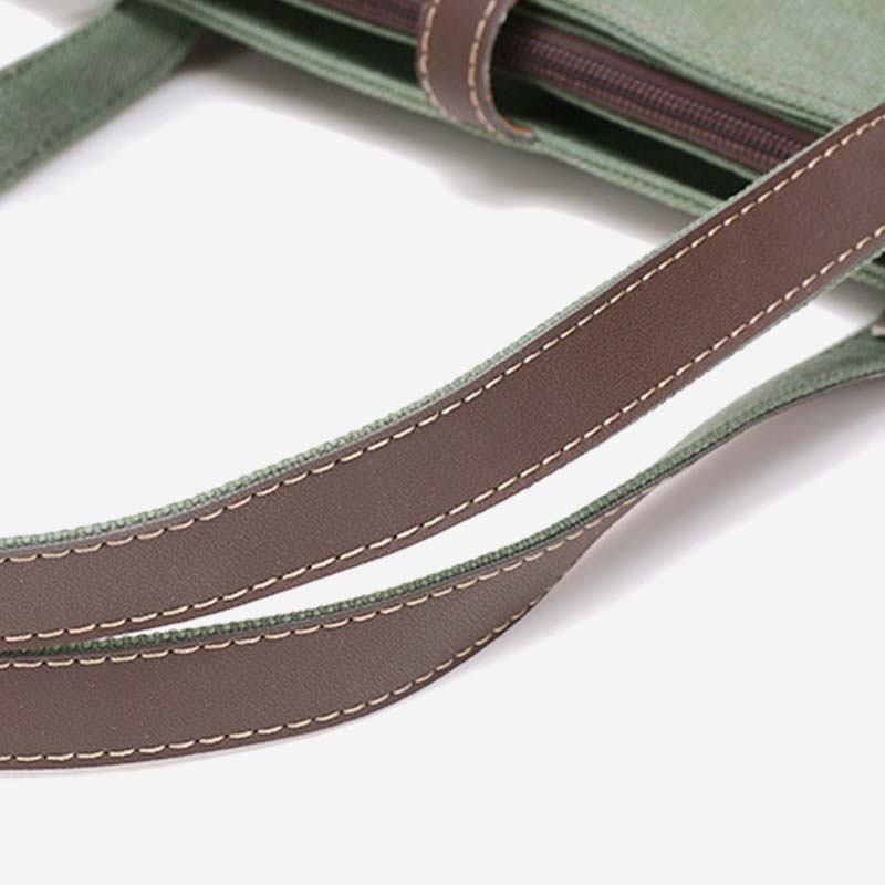 Große Kapazität Vintage Schwere Stil Handtasche Schultertasche