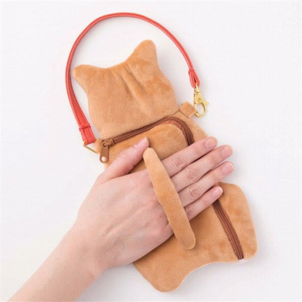 Handytasche für Damen, süßer Shiba Inu, transparenter Touchscreen