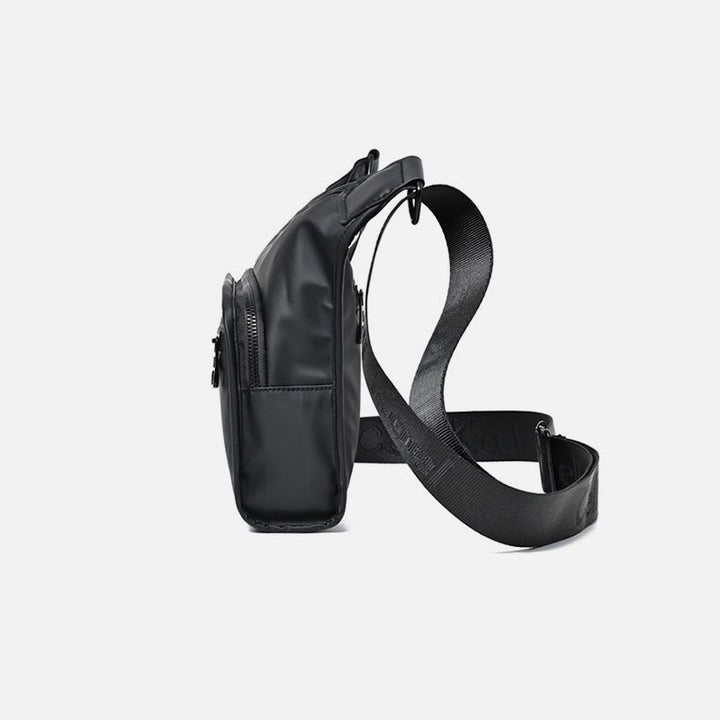 Einfache Messenger Bag mit breitem Riemen, leistungsstarke Umhängetasche für Herren