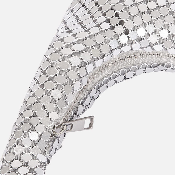 Abendtasche für Damen, Metall, glitzernd, glitzernd, Party-Geldbörse 