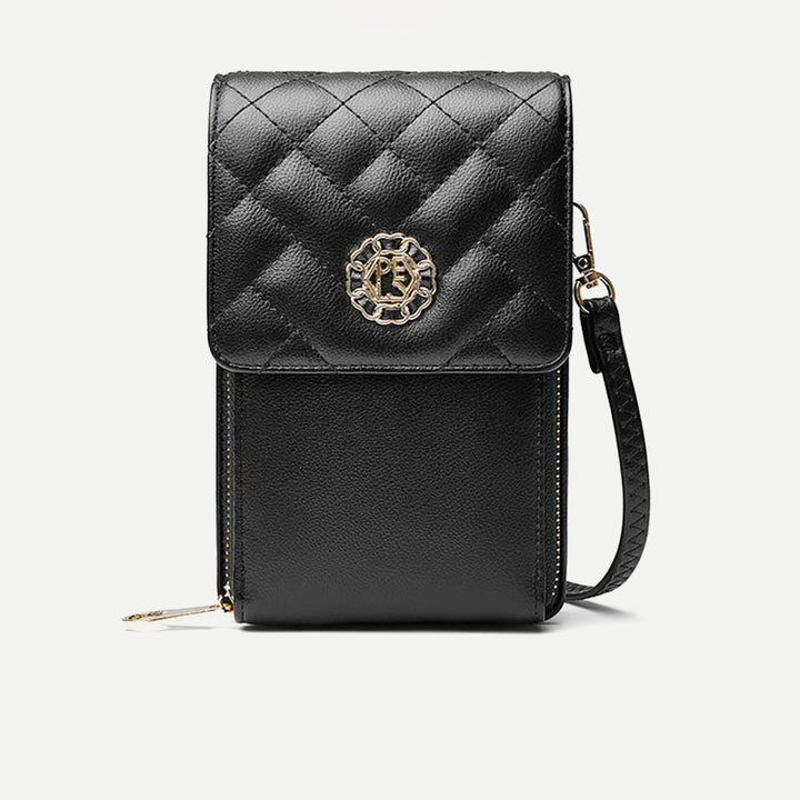 PU Crossbody Handytasche für Damen Schultertasche Geldbörse