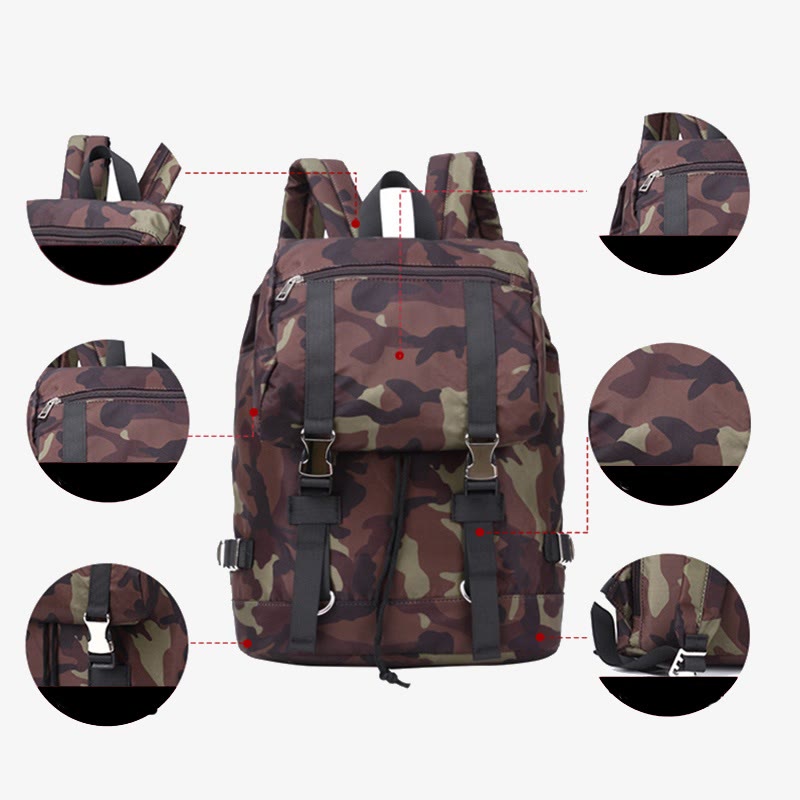 Rucksack für Herren, für Freizeitreisen im Freien, große Kapazität, Computertasche